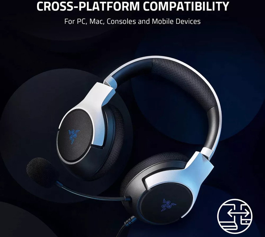 Наушники Razer Kaira X для PlayStation (белый)