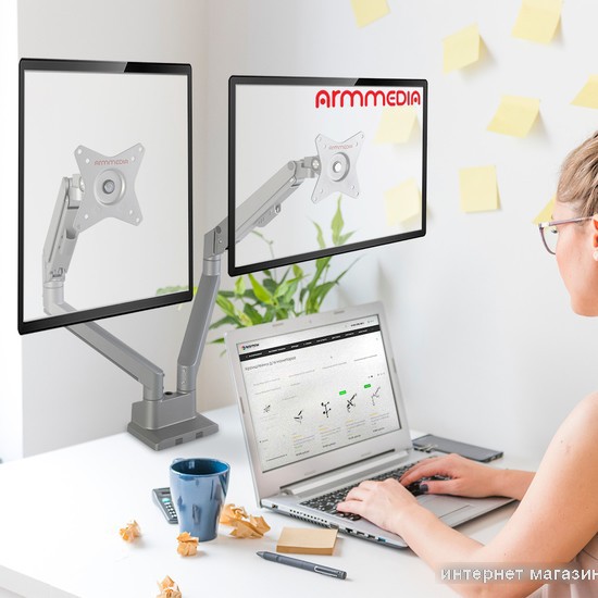 Кронштейн Arm Media LCD-T36 (серебристый)