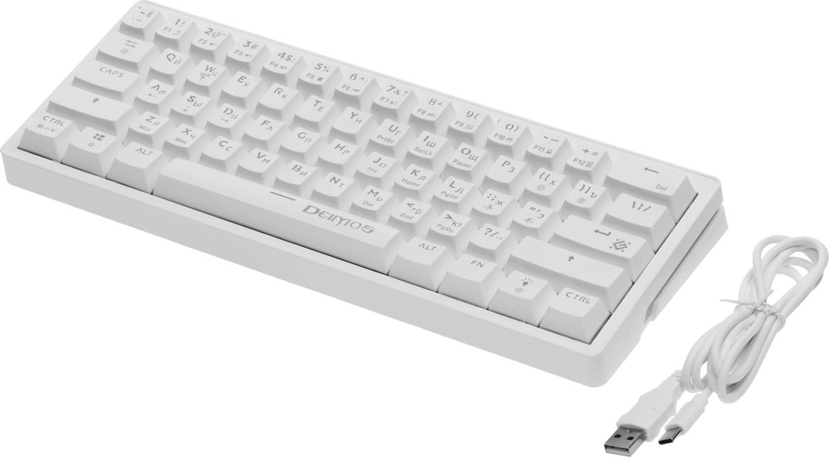 Клавиатура Defender Deimos GK-303 (белый)