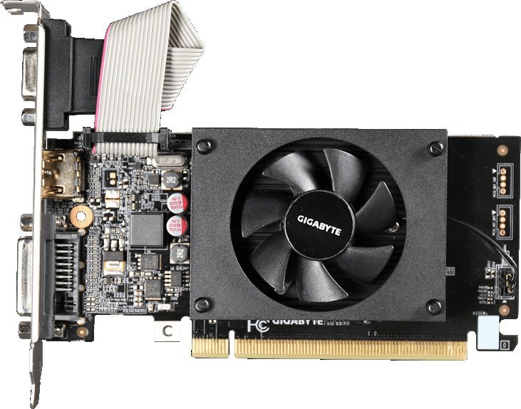 Видеокарта Gigabyte GeForce GT 710 2GB DDR3 GV-N710D3-2GL V2.0