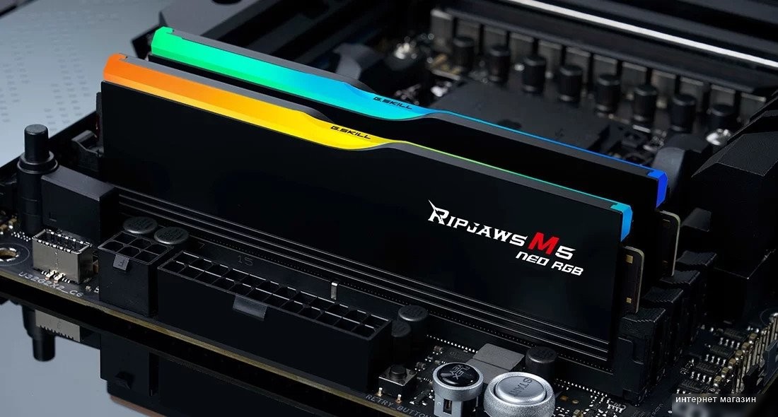 Оперативная память G.Skill Ripjaws M5 Neo RGB 2x16ГБ DDR5 6000 МГц F5-6000J3038F16GX2-RM5NRK
