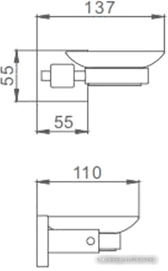 Мыльница Ledeme L71802
