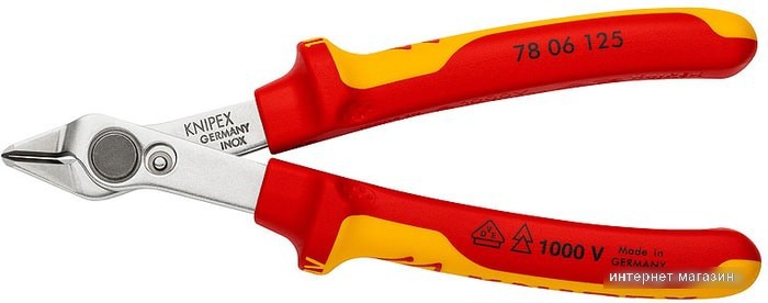 Кусачки боковые (бокорезы) Knipex 78 06 125