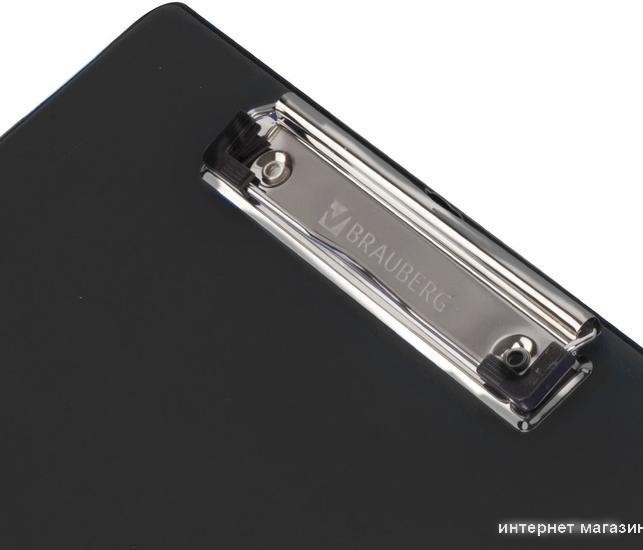Планшет с зажимом BRAUBERG 232216 (черный)