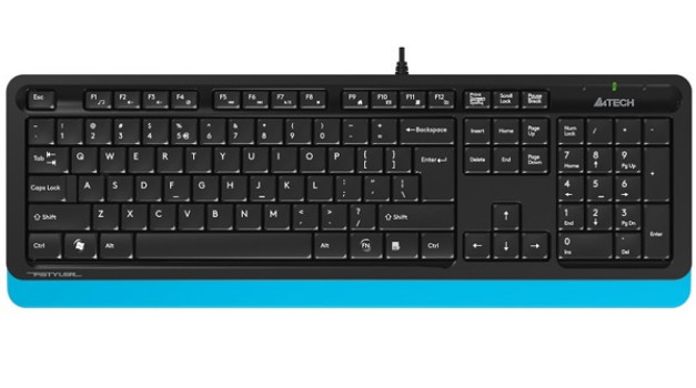 Клавиатура A4Tech Fstyler FK10 (черный/синий)