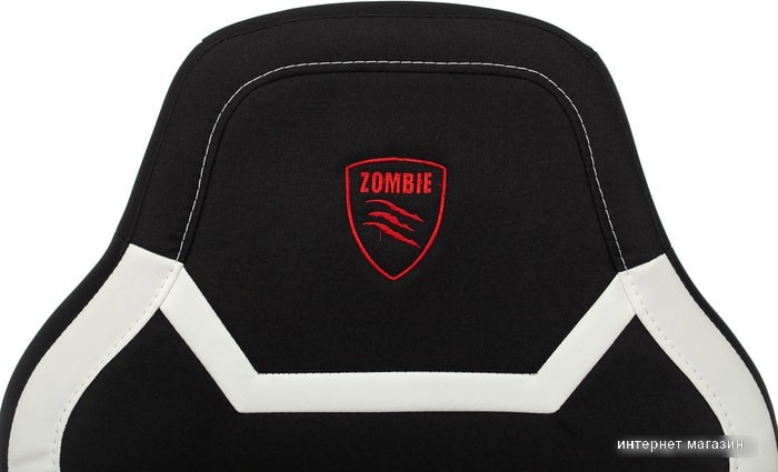Кресло Бюрократ Zombie 10 (черный/белый)