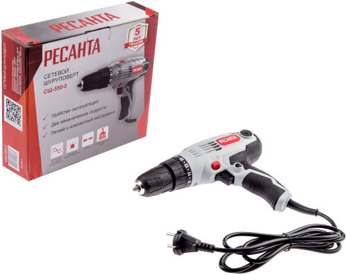 Шуруповерт Ресанта СШ-550-2