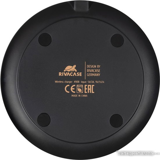 Беспроводное зарядное Rivacase VA4908 BD3 (черный)