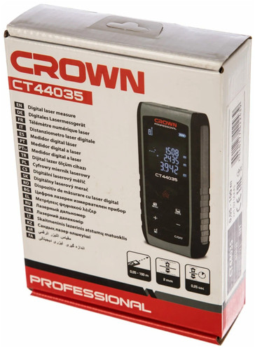 Лазерный дальномер Crown CT44035