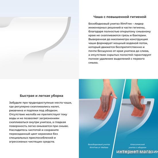 Унитаз подвесной Wellsee Chalice Perfection RimFree 182608001 (чаша, пневмокрышка, матовый белый)