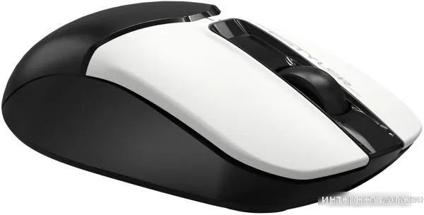 Мышь A4Tech Fstyler FB12S (белый/черный)