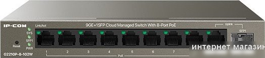Настраиваемый коммутатор IP-COM G2210P-8-102W
