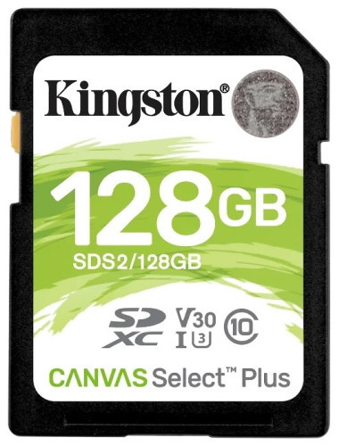Карта памяти Kingston Canvas Select Plus SDXC 128GB
