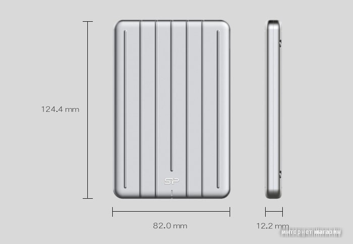Внешний жесткий диск Silicon-Power Armor A75 2TB SP020TBPHDA75S3S