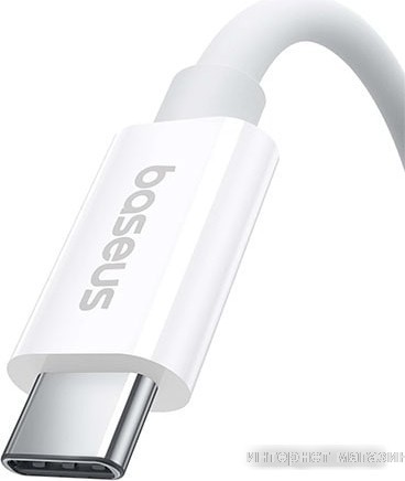 Кабель Baseus Superior Series 2 USB4 Full-Function Fast Charging Cable 240W USB Type-C - USB Type-C (1 м, белый)