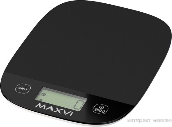 Кухонные весы Maxvi KS101P (черный)