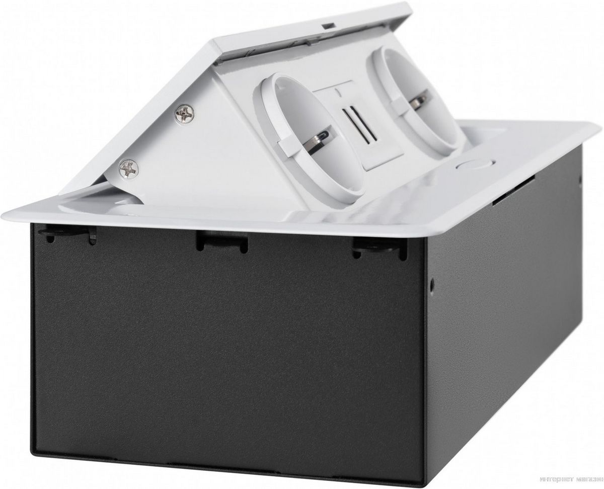 Сетевой фильтр CACTUS CS-SOCKET-EU/USBA-WH