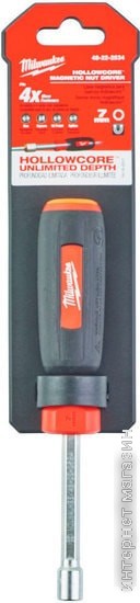 Торцевая отвертка для гаек Milwaukee Hollowcore Hex 7 мм 48-22-2534