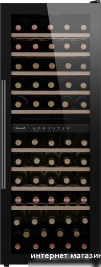 Винный шкаф Weissgauff WWC-77 DB DualZone