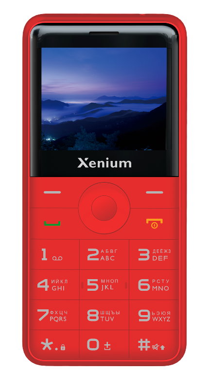 Телефон Xenium X700 (красный)