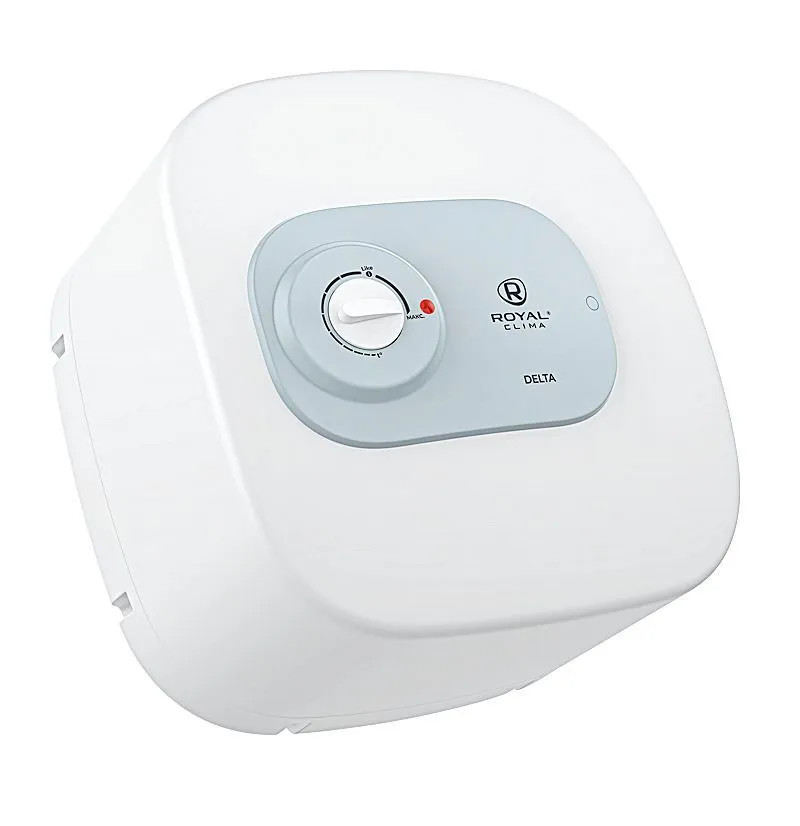 Накопительный электрический водонагреватель над мойкой Royal Clima Delta RWH-D10-FE