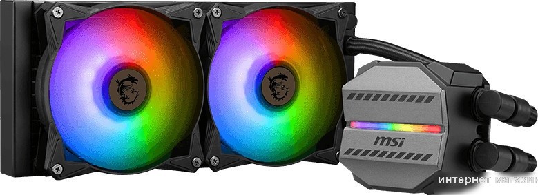 Жидкостное охлаждение для процессора MSI MAG CoreLiquid M240 (черный)