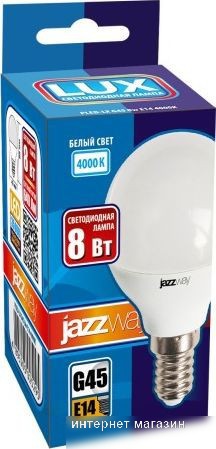 JAZZway PLED-LX G45 8w E14 4000K