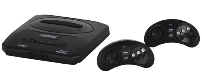 Игровая приставка Retro Genesis Remix Wireless 8+16 Bit (2 геймпада, 600 игр)