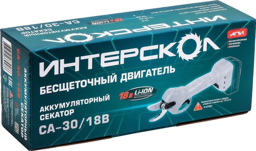 Интерскол СА-30/18В 775.2.1.70 (с 1-им АКБ, кейс)