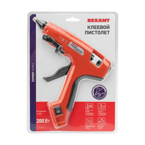 Термоклеевой пистолет Rexant Эксперт 12-1533