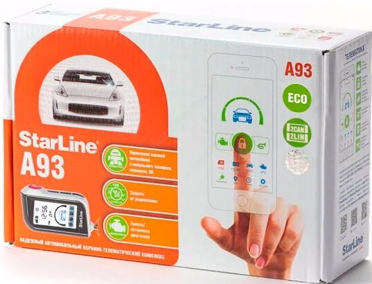 Автосигнализация StarLine A93 2CAN+2LIN ECO