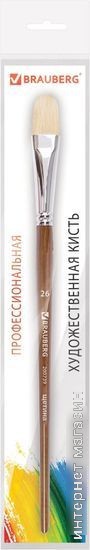 Кисть для рисования BRAUBERG Щетина 26 200739 (овальная)