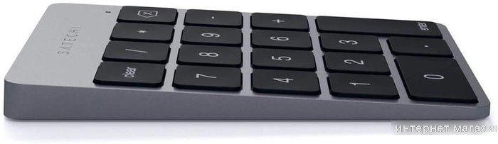Цифровой блок Satechi Aluminum Slim Rechargeable Bluetooth Keypad (серый космос)