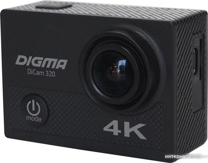 Экшен-камера Digma DiCam 320 DC320 (черный)