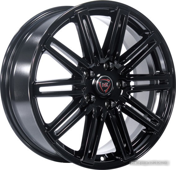 Литые диски NZ R-01 17x7" 5x114.3мм DIA 64.1мм ET 45мм Black
