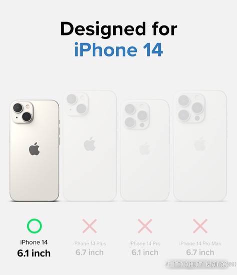 Чехол для телефона Ringke Fusion Magnetic iPhone 14 Matte Clear