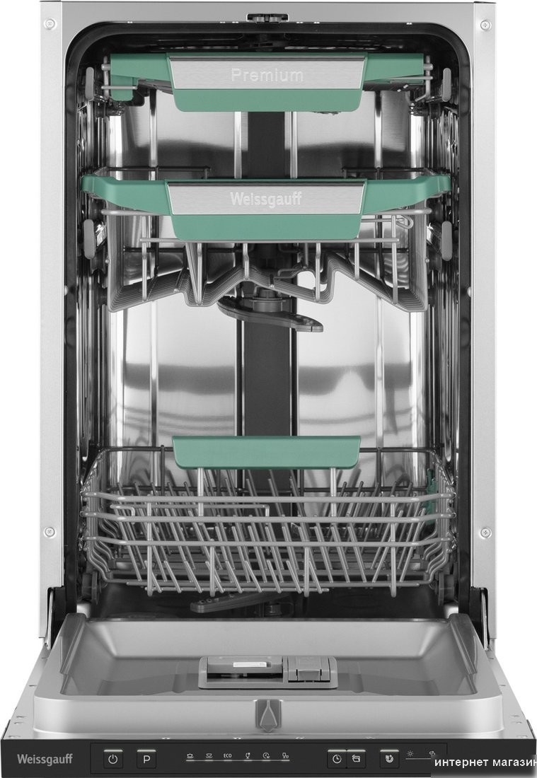 Встраиваемая посудомоечная машина Weissgauff BDW 4536 D Inverter AutoOpen Infolight