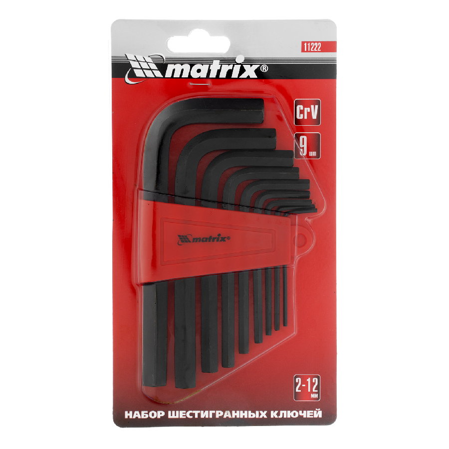 Набор ключей Matrix 11222 (9 предметов)