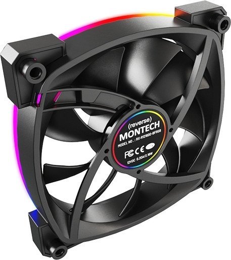 Вентилятор для корпуса Montech RX120 PWM (черный)
