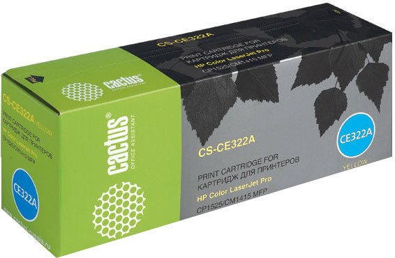 Картридж CACTUS CS-CE322A (аналог HP 128A (CE322A))