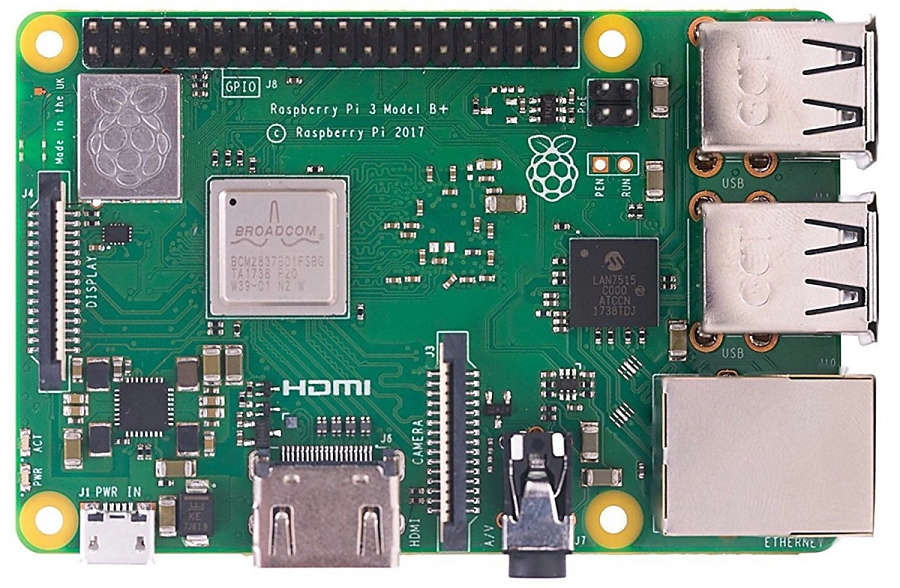 Одноплатный компьютер Raspberry PI 3 Model B