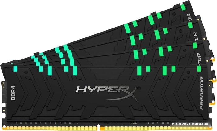 Оперативная память Kingston FURY Renegade RGB 4x8GB DDR4 PC4-28800 KF436C16RBAK4/32