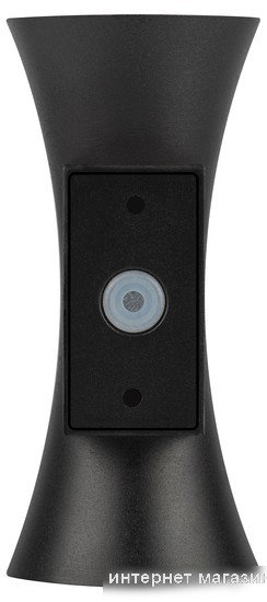 Фасадный светильник ЭРА WL42 BK+GD светодиодная 10Вт 3500К IP54 Б0054420 (черный/золото)