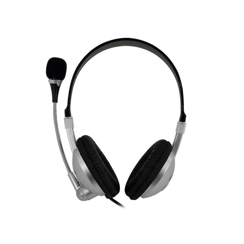 Наушники Ritmix RH-533 USB (серебристый)