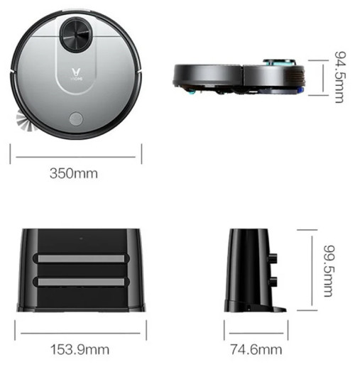 Робот-пылесос Viomi Vacuum Cleaning Robot V2 Pro V-RVCLM21B