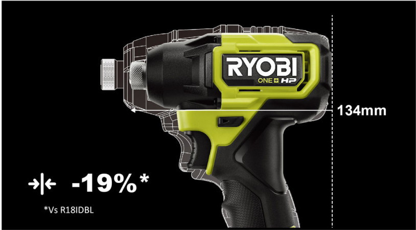 Винтоверт Ryobi RID18C-0 5133004938 (без АКБ)
