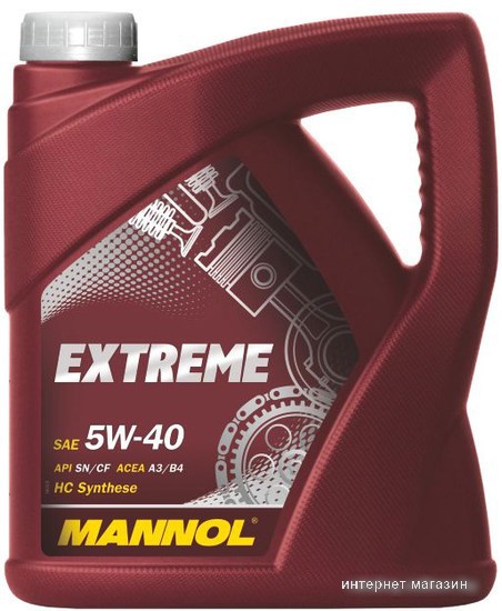 Моторное масло Mannol EXTREME 5W-40 4л