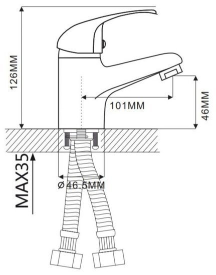 Смеситель Ekko E10109