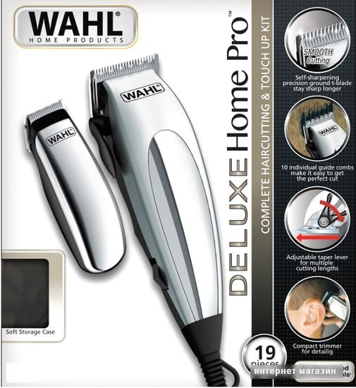 Машинка для стрижки волос Wahl 79305-1316 Deluxe Home Pro