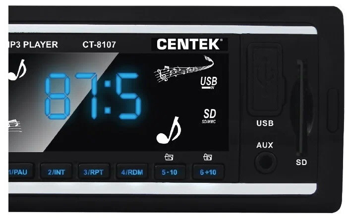 USB-магнитола CENTEK CT-8107